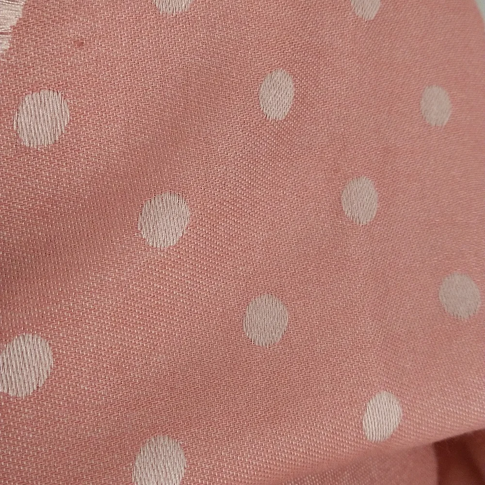 NWOT Pink Polkadot Pashmina